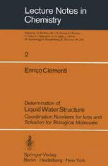 Determination of Liquid Water Structure: Coordination Numbers for Ions and Solvation for Biological Molecules