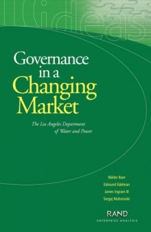 Governance in Changing Market: Alternative Governance Structures for the Los Angeles Department of Water and Power