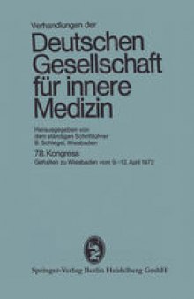 Achtundsiebzigster Kongress: Gehalten zu Wiesbaden vom 9. April–13. April 1972