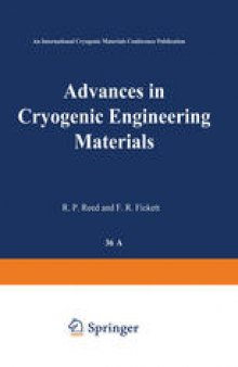 Advances in Cryogenic Engineering Materials : Part A