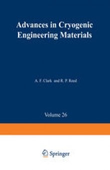 Advances in Cryogenic Engineering Materials : Volume 26
