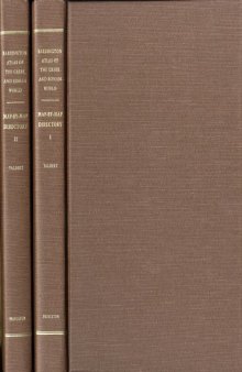 Map-By-Map Directory to Accompany the Barrington Atlas of the Greek and Roman World (2 Volume Set)