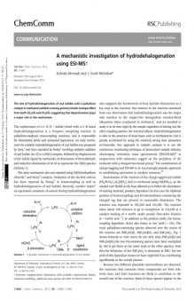 A mechanistic investigation of hydrodehalogenation using ESI-MS