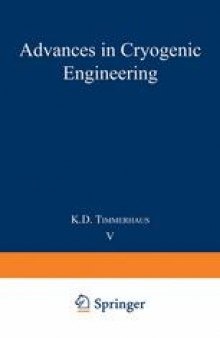Advances in Cryogenic Engineering: Proceedings of the 1959 Cryogenic Engineering Conference University of California, Berkeley, California September 2–4, 1959