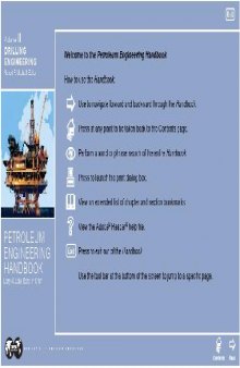 Petroleum Engineering Handbook. Drilling Engineering