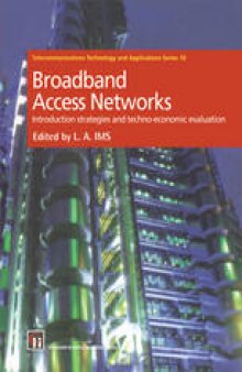 Broadband Access Networks: Introduction Strategies and Techno-economic Evaluation