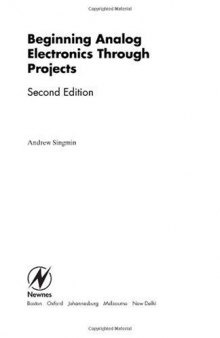 Beginning Analog Electronics through Projects, Second Edition