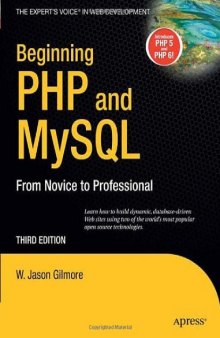 Beginning PHP and MySQL. From Novice to Pro
