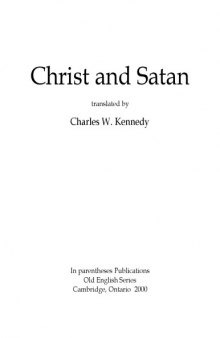 Christ and Satan, translated by Charles W. Kennedy