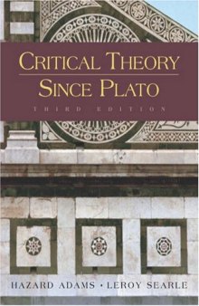 Critical Theory Since Plato