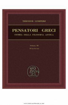 Pensatori greci. Vol. III: Platone