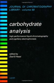 Carbohydrate analysis: high performance liquid chromatography and capillary electrophoresis