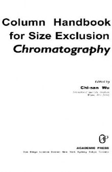 Column Handbook for Size Exclusion Chromatography