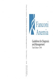 Fanconi Anemia: Guidelines for Diagnosis and Management, 3rd Edition  