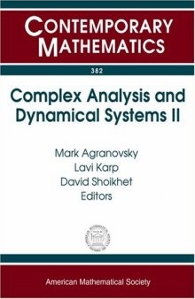 Complex Analysis and Dynamical Systems II