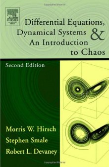 Differential Equations, Dynamical Systems, and an Introduction to Chaos, Second Edition (Pure and Applied Mathematics (Academic Press), 60.)