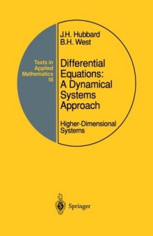 Differential Equations: A Dynamical Systems Approach : Higher-Dimensional Systems