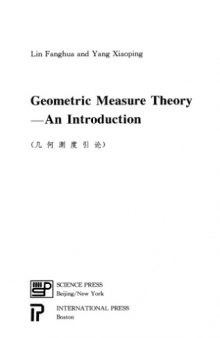 Geometric Measure Theory - An Introduction