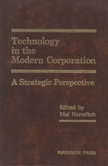 Technology in the Modern Corporation. A Strategic Perspective