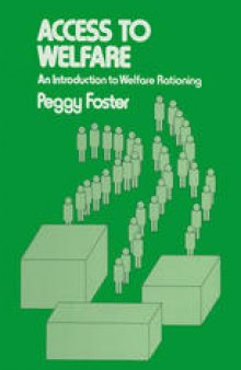 Access to Welfare: An Introduction to Welfare Rationing
