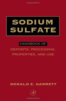 Sodium Sulfate: Handbook of Deposits, Processing, & Use