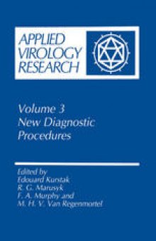 Applied Virology Research: New Diagnostic Procedures