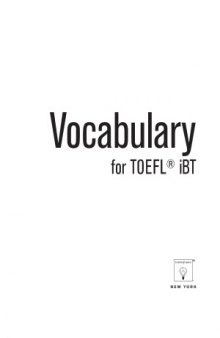 Vocabulary for TOEFL IBT - 500 words