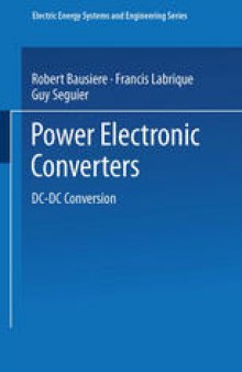 Power Electronic Converters: DC-DC Conversion