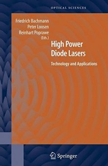 High power diode lasers : technology and applications