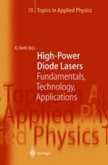 High-Power Diode Lasers: Fundamentals, Technology, Applications: With Contributions by Numerous Experts