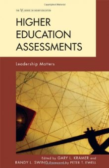 Higher Education Assessments: Leadership Matters (The American Council on Education Series on Higher Education)  