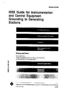 IEEE STD 1050-1989 Guide for Instrumentation and Control Equipment Grounding in Generating Stations [81p]