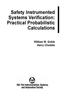 Safety Instrumented Systems Verification  Practical Probabilistic Calculation