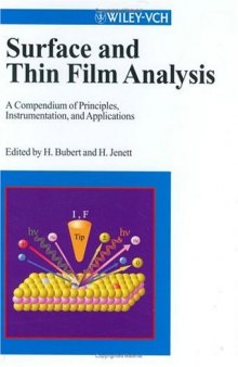 Surface and Thin Analysis Principles Instrumentation Applica