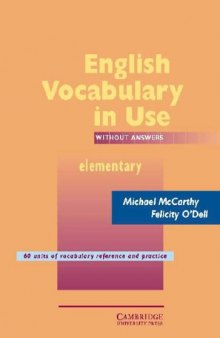 English Vocabulary in Use: Elementary (with Answers)