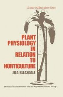 Plant Physiology in Relation to Horticulture