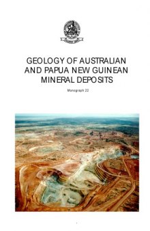 Geology of Australian and Papua New Guinean mineral deposits (Monograph   Australasian Institute of Mining and Metallurgy)
