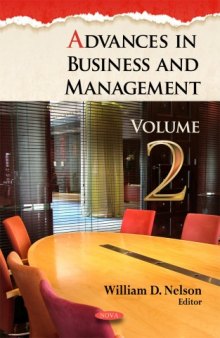 Advances in Business & Management: Volume 2 (Advances in Business and Management)  