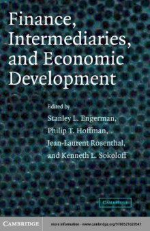 Finance, intermediaries, and economic development