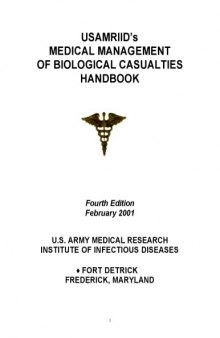 USAMRIID Medical Managment of Biological Casulties Handbook