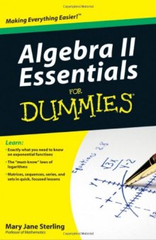 Algebra II Essentials For Dummies (For Dummies (Math & Science))