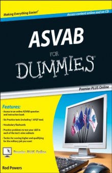ASVAB For Dummies, Premier 3rd Edition