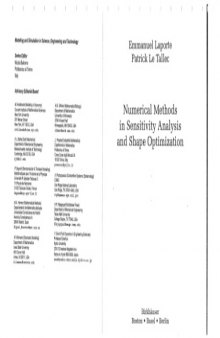 Numerical methods in sensitivity analysis and shape optimization
