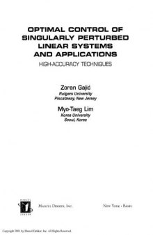 Optimal control of singularly perturbed linear systems and applications: high-accuracy techniques