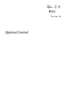Optimal control: Linear quadratic methods (no p.229)