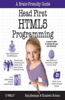 Head First HTML5 Programming: Building Web Apps with JavaScript (Head First)