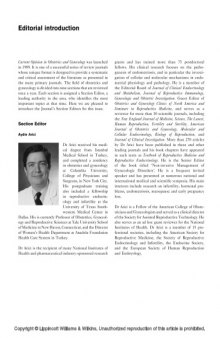 Current Opinion in Obstetrics & Gynecology JUNE 2010