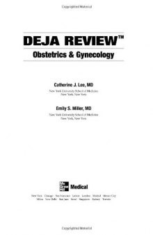Deja review: obstetrics & gynecology