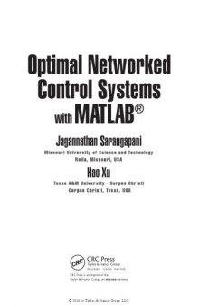 Optimal networked control systems with MATLAB