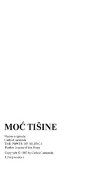 Moc Tisine